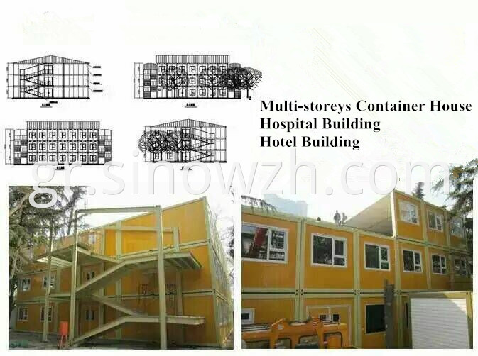 Container house Building hospital and hotel